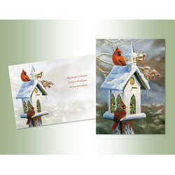 Item 552128 Church Birdhouse Christmas Cards