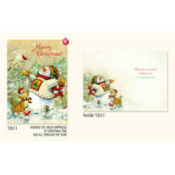 Item 552129 Snowman/Cat Christmas Cards