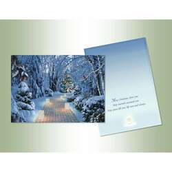 Item 552154 thumbnail Luminary Path Christmas Cards