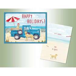 Item 552164 Happy Holidays Blue Truck Christmas Cards
