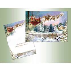 Item 552177 Santa Sleigh Christmas Cards