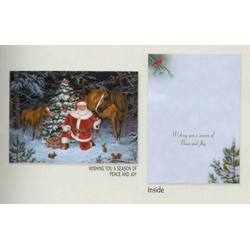 Item 552180 Santa/Horses Christmas Cards