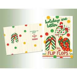 Item 552207 Holiday Flip Flops Christmas Cards