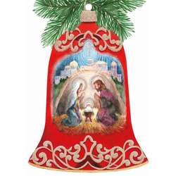 Item 552209 Holy Family Bell Christmas Ornament Cards