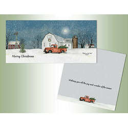 Item 552236 Red Truck Christmas Cards