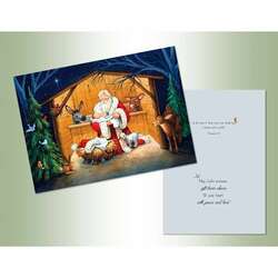 Item 552266 Santa Manger Christmas Cards