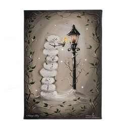 Item 558047 Tabletop Lighting Our Path Lighted Canvas