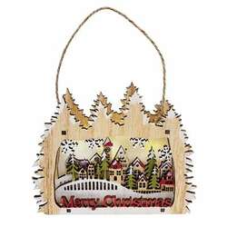 Item 558126 thumbnail Lighted Village In Tree Ornament