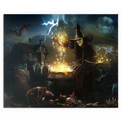 Item 558135 thumbnail Boil And Trouble Lighted Canvas