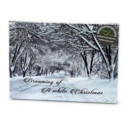 Item 558196 Small LED Dreaming of A White Christmas Canvas Print