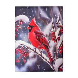 Item 558253 Tabletop Cody The Cardinal Lighted Canvas