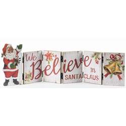Item 558268 Santa Christmas Tile Folding Sign