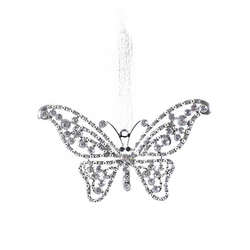 Item 558300 Crystal Butterfly Ornament