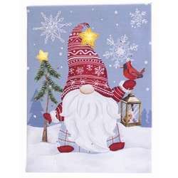 Item 558363 thumbnail Tabletop Jolly Gnome Lighted Canvas