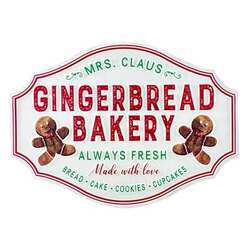 Item 558461 Enamel Gingerbread Sign