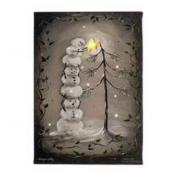Item 558540 Tabletop Final Touch Lighted Canvas