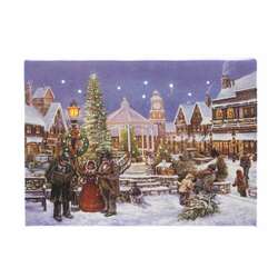 Item 558567 thumbnail Tabletop Town Square Lighted Canvas
