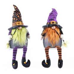 Item 558570 Halloween Gnome Shelf Sitter