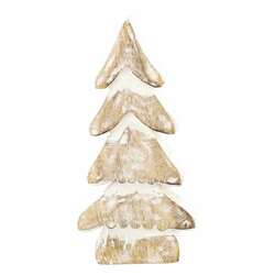 Item 558597 4 Tiered White Washed Tree