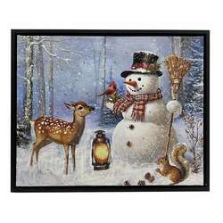 Item 558660 thumbnail Woodland Gatherings Lighted Canvas