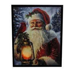 Item 558667 thumbnail Santas Snowy Night Stroll Lighted Canvas