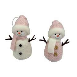 Item 558679 thumbnail Pink Snowman Ornament