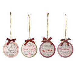Item 558688 Metal Christmas Ornament