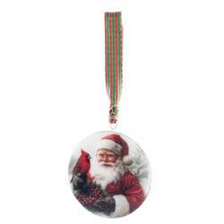 Item 558810 thumbnail Santa With Cardinal Ornament