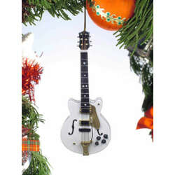 Item 560008 White Falcon Electric Guitar Ornament