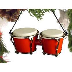 Item 560050 Red Bongo Drum Ornament