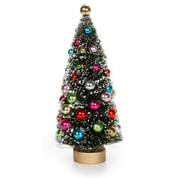 Item 568436 Medium Green Sisal Christmas Tree With Ornaments