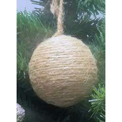 Item 568497 Tan String Ball Ornament