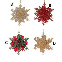 Item 582004 Layered Snowflake Ornament