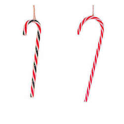 Item 582007 Red/White/Green Candy Cane Ornament