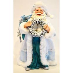 Item 599096 Shell Wreath Santa