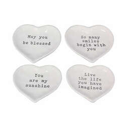 Item 601120 Heart Shaped Trinket Dish
