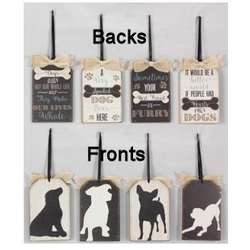 Item 601201 Dog Gift Tag Sign Ornament