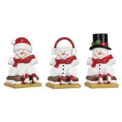 Item 601203 Cocoa And Cookies Marshmallow Snowman