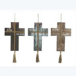 Item 601257 Cross With Blessing Wall Hanger