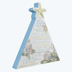 Item 601261 Nautical 12 Days Of Christmas Tabletop Sign