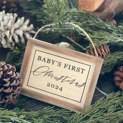 Item 609045 Babys First Christmas 2024 Ornament