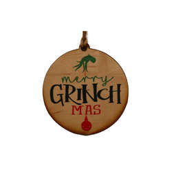 Item 613275 Merry Grinch-Mas Ornament