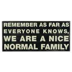 Item 642044 Nice Normal Family Box Sign