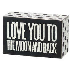 Item 642098 To The Moon Box Sign