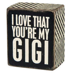 Item 642104 thumbnail My Gigi Box Sign