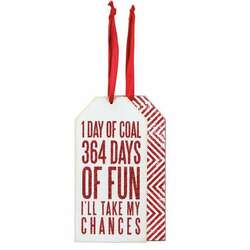 Item 642173 1 Day of Coal 364 of Fun Days Bottle Tag
