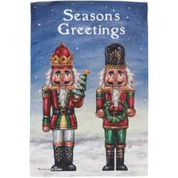 Item 642183 thumbnail Seasons Greetings Nutcracker Garden Flag