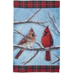 Item 642184 thumbnail Cardinal Couple Garden Flag