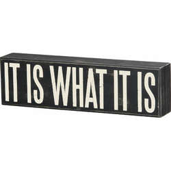 Item 642275 What It Is Box Sign