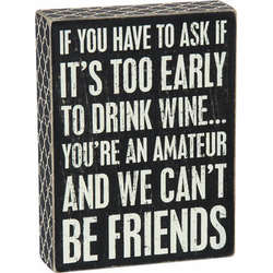 Item 642279 Wine Amateur Box Sign